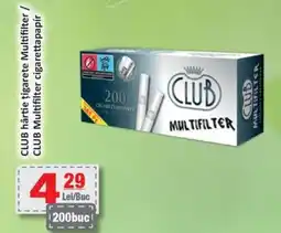 CBA CLUB hârtie ţigarete Multifilter Ofertă