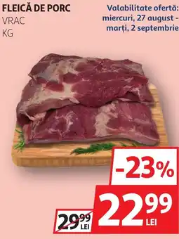 Auchan Fleică de porc vrac Ofertă