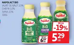 Auchan Napolact bio iaurt de băut 2.5% chefir 3.3% sana 3.5% Ofertă