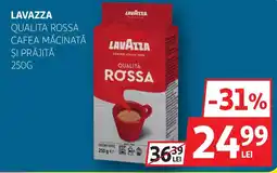 Auchan Lavazza qualita rossa cafea măcinată şi prăjită Ofertă