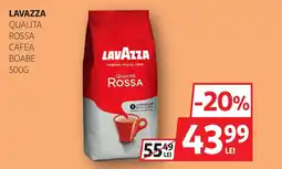 Auchan Lavazza qualita rossa cafea boabe Ofertă
