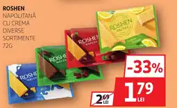 Auchan Roshen napolitană cu crema Ofertă