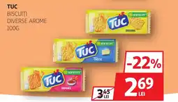 Auchan Tuc biscuiti Ofertă