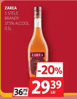 Auchan Zarea 5 stele brandy 37.5% alcool Ofertă
