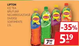 Auchan Lipton ice tea băutură necarbogazoasă Ofertă