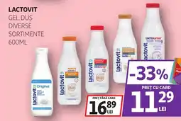 Auchan LACTOVIT Gel duş Ofertă