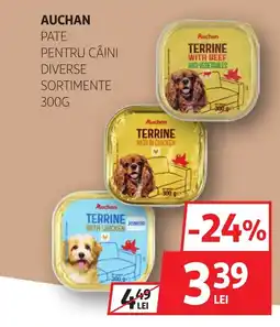 Auchan Auchan Pate pentru câini Ofertă