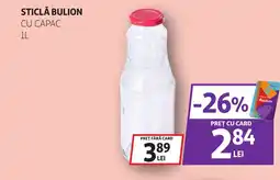 Auchan Sticlă bulion cu capac Ofertă