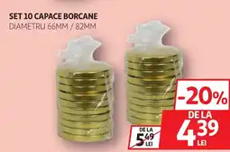 Auchan Set 10 capace borcane Ofertă