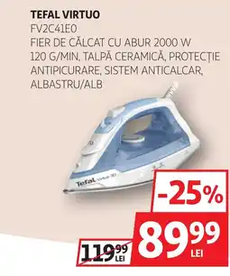 Auchan Tefal virtuo FV2C41E0 Ofertă