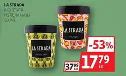 Auchan LA STRADA Înghețată fistic/mango Ofertă
