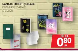 Auchan Gama de coperți școlare Ofertă
