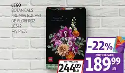 Auchan LEGO Botanicals frumos buchet de flori roz 10342 Ofertă