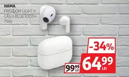 Auchan Hama freedom light II căști bluetooth TWS Ofertă