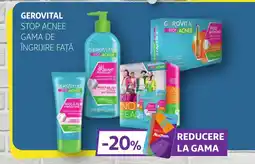 Auchan GEROVITAL Stop acnee gama de îngrijire faţă Ofertă