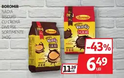 Auchan Boromir nadia biscuiti cu cremă Ofertă
