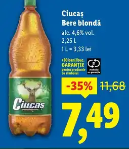 Lidl Ciucaş Bere blondă Ofertă