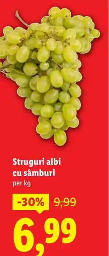 Lidl Struguri albi cu sâmburi Ofertă