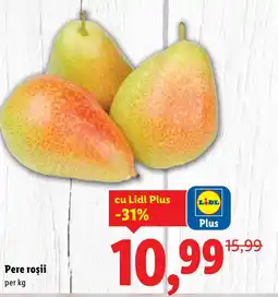 Lidl Pere roşii Ofertă