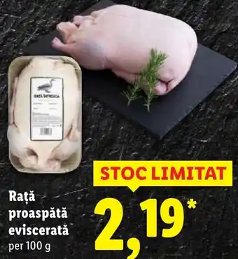 Lidl Raţă proaspătă eviscerată Ofertă