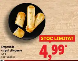 Lidl Empanada cu pui și legume Ofertă