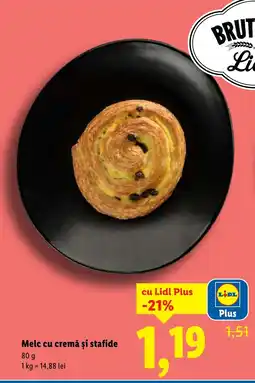 Lidl Melc cu cremă şi stafide Ofertă