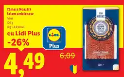 Lidl Cămara Noastră Salam ardelenesc Ofertă
