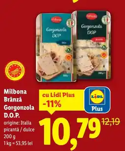 Lidl Milbona Brânză Gorgonzola D.O.P. Ofertă