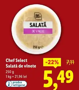 Lidl Chef Select Salată de vinete Ofertă