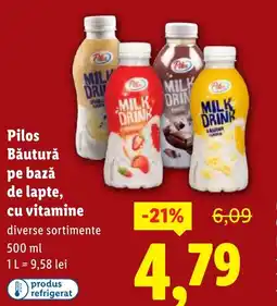 Lidl Pilos Băutură pe bază de lapte, cu vitamine Ofertă