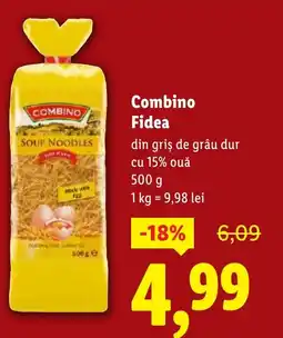 Lidl Combino Fidea Ofertă