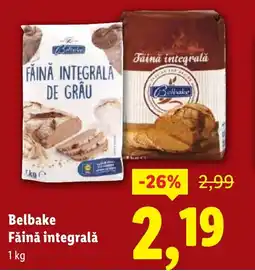 Lidl Belbake Făină integrală Ofertă