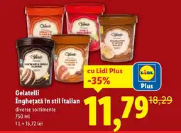 Lidl Gelatelli Îngheţată în stil italian Ofertă