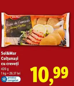 Lidl Sol&Mar Colțunaşi cu creveţi Ofertă