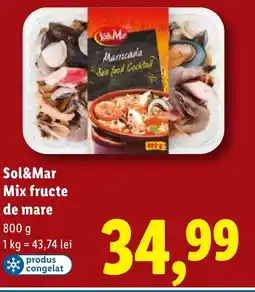 Lidl Sol&Mar Mix fructe de mare Ofertă