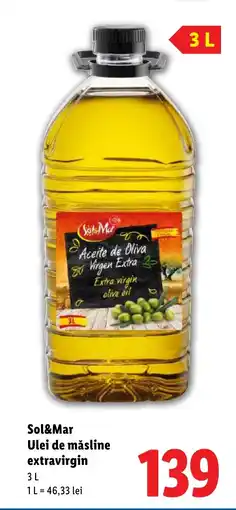 Lidl Sol&Mar Ulei de măsline extravirgin Ofertă