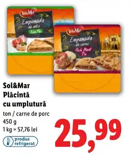 Lidl Sol&Mar Plăcintă cu umplutură Ofertă