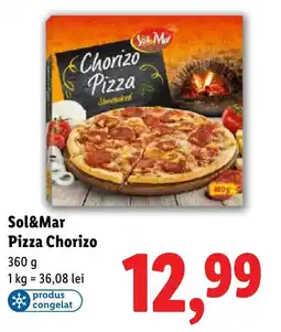 Lidl Sol&Mar Pizza Chorizo Ofertă