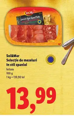 Lidl Sol&Mar Selecție de mezeluri în stil spaniol Ofertă
