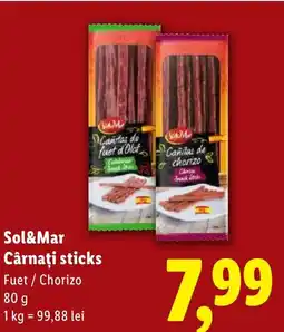Lidl Sol&Mar Cârnaţi sticks Ofertă