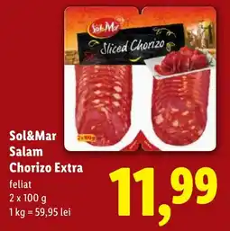 Lidl Sol&Mar Salam Chorizo Extra Ofertă