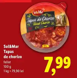 Lidl Sol&Mar Tapas de chorizo Ofertă