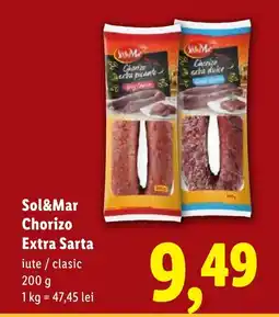 Lidl Sol&Mar Chorizo Extra Sarta Ofertă