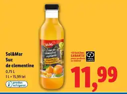 Lidl Sol&Mar Suc de clementine Ofertă
