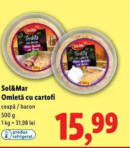 Lidl Sol&Mar Omletă cu cartofi Ofertă