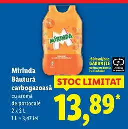 Lidl Mirinda Băutură carbogazoasă Ofertă