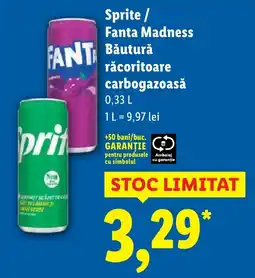 Lidl Sprite/ Fanta Madness Băutură răcoritoare carbogazoasă Ofertă