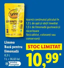 Lidl Limmo Bază pentru limonadǎ Ofertă