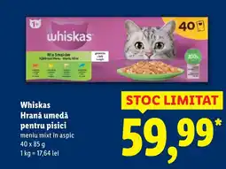 Lidl Whiskas Hrană umedă pentru pisici Ofertă