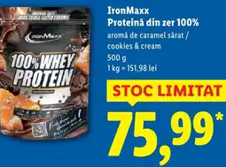 Lidl IronMaxx Proteină din zer 100% Ofertă